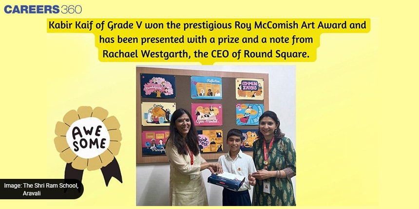 The Shri Ram School Student Wins Roy McCornish Art Award