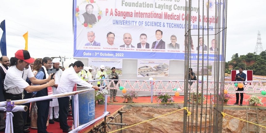 Meghalaya CM Conrad K Sangma lays foundation stone for medical college