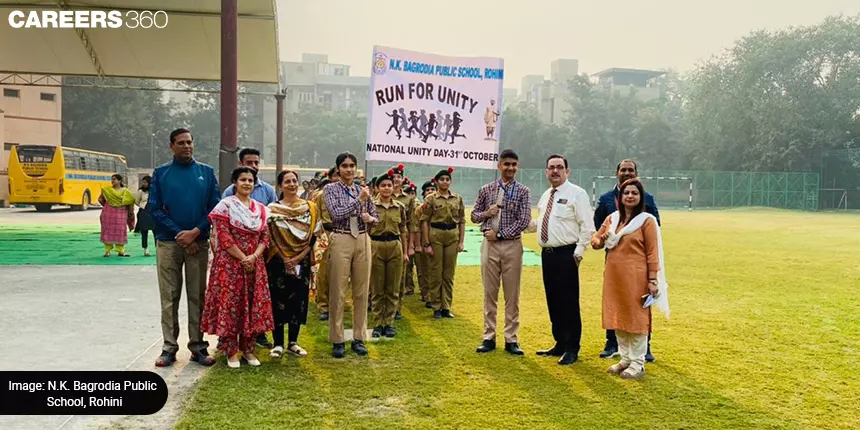 N.K. Bagrodia Public School, Rohini, Celebrates Rashtriya Ekta Diwas