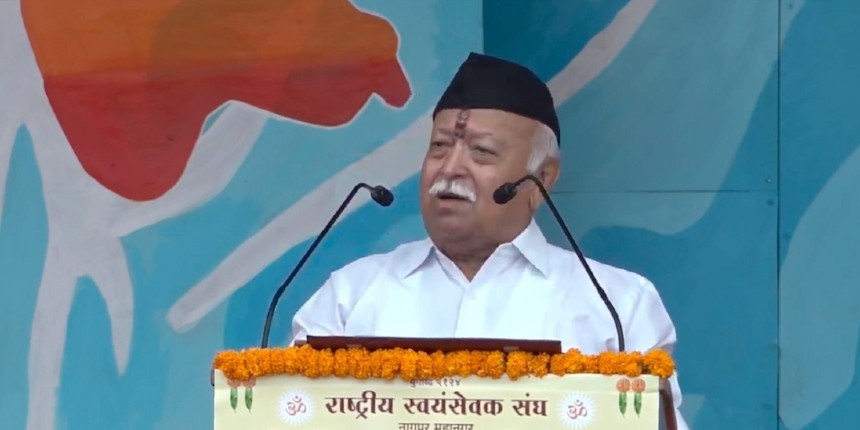 'Don't rely on govt jobs': RSS chief breaks myth of English, says NEP encourages teaching in mother-tongue