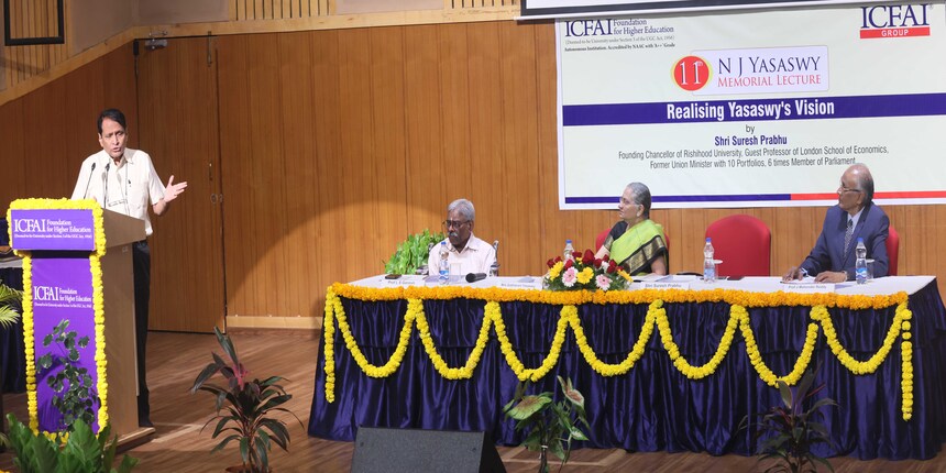 ICFAI Hyderabad holds 11th N J Yasaswy memorial lecture