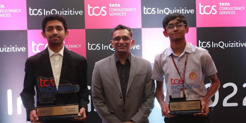 Winner and Runner-up for TCS InQuizitive 2022. (Picture: Press Release)