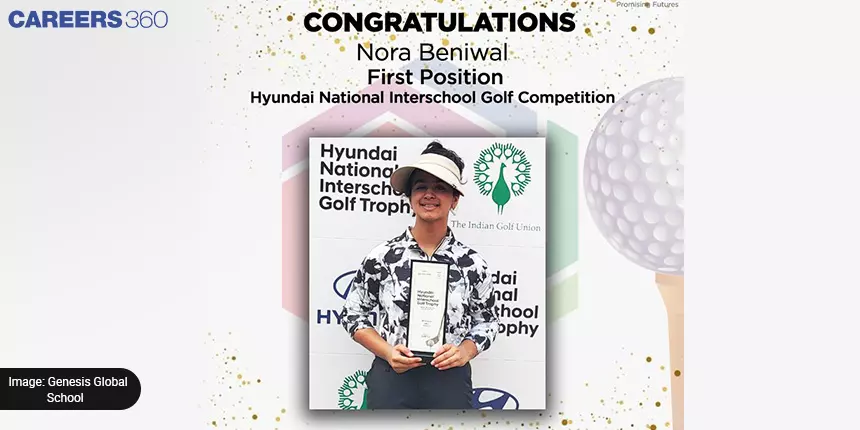 Genesis Global School, Students Bags First Position At Hyundai National Inter-School Golf Competition