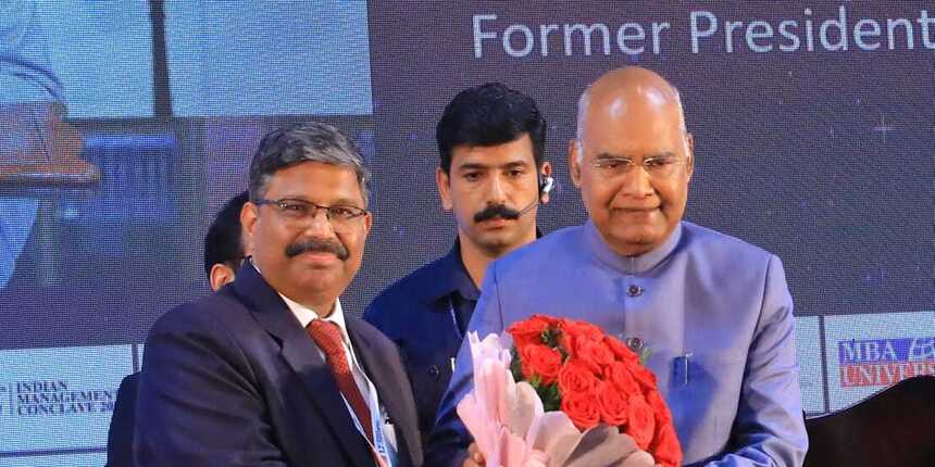 Former president Ramnath Kovind at 12th Indian Management Conclave. (Picture: Press Release)