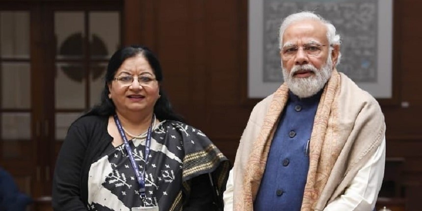 JMI VC meets Prime Minister Narendra Modi (Image Source: Official Twitter Account of JMI)