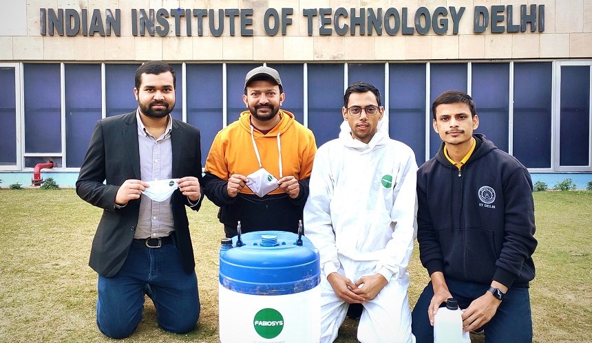 IIT Delhi's startup makes inexpensive antiviral fabric (Source: Official Press Release)