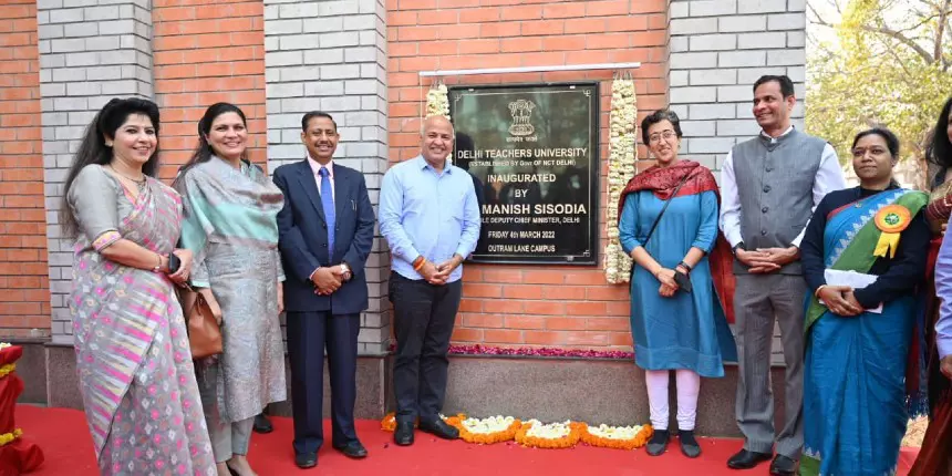 Delhi education minister Manish Sisodia inaugurated Delhi Teachers University (Source: Twitter/@msisodia)
