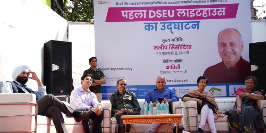 Aimed at helping disadvantaged youth, Manish Sisodia inaugurates first DSEU Lighthouse in Kalkaji