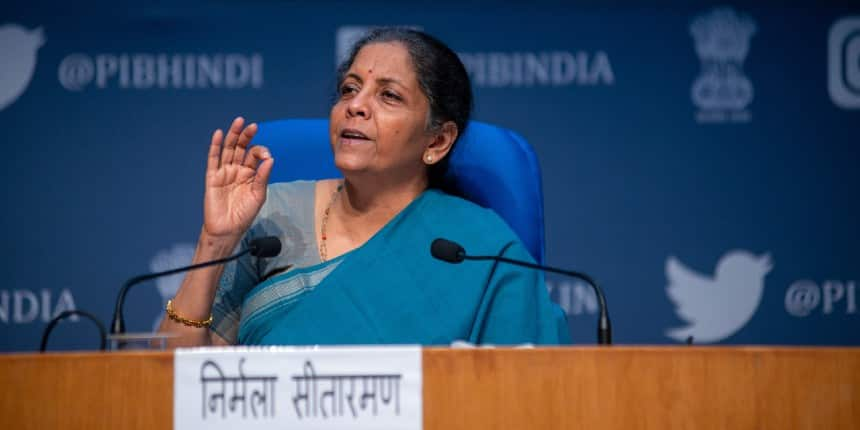 Union Finance Minister Nirmala Sitharaman