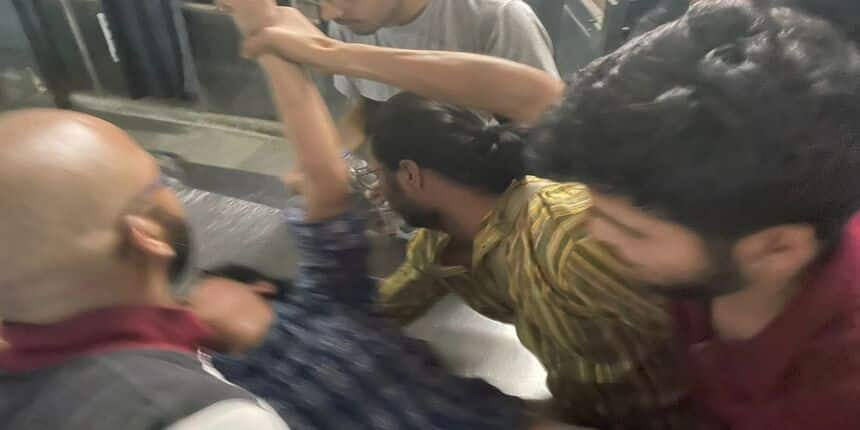 JNU Attack: Students facing serious wounds (image source: AISA official Twitter)