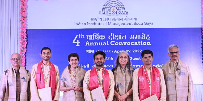 IIM Bodh Gaya concludes its 4th convocation ceremony for MBA batch of 2020-22