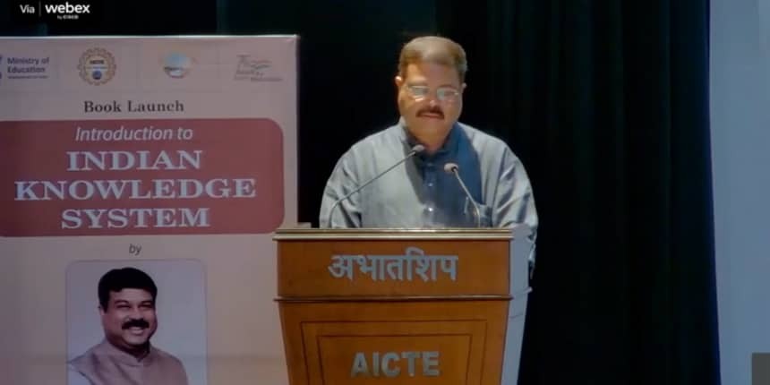 Dharmendra Pradhan during IKS book launch (Source: Official Twitter Account)