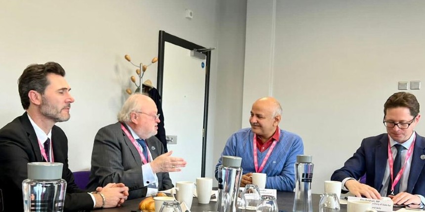 Manish Sisodia meets UK skills minister to explore partnership opportunities in higher education