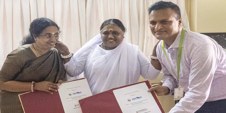 Amrita Vishwa Vidyapeetham University sign agreement with INCOIS.