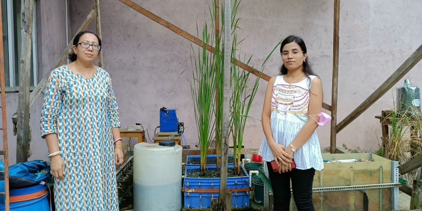 IIT Guwahati Professor Saswati Chakraborty, Department of Civil Engineering along with her research scholar Shweta Singh (Image; Official)