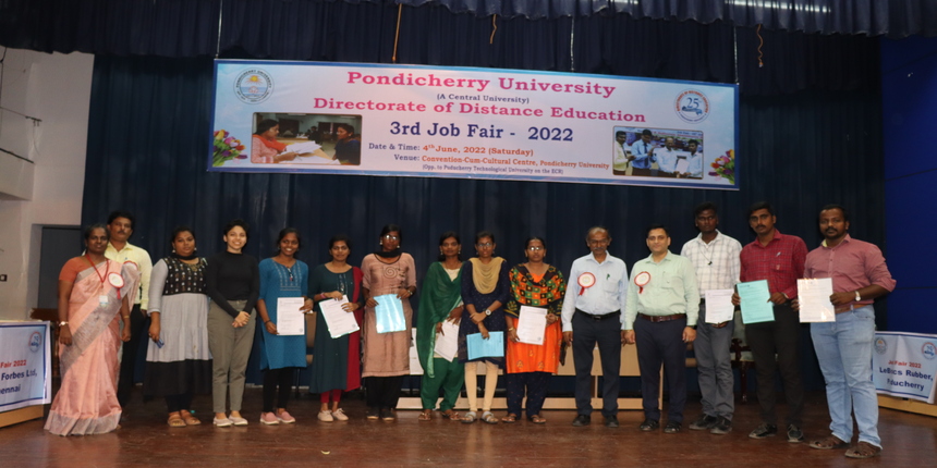 Pondicherry University: Job Fair 2022 by Directorate of Distance Education (DDE) for distant education students