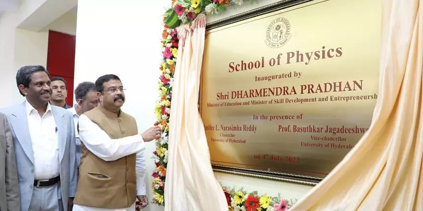 Dharmendra Pradhan at Hyderabad University (Source: Official Twitter Account)