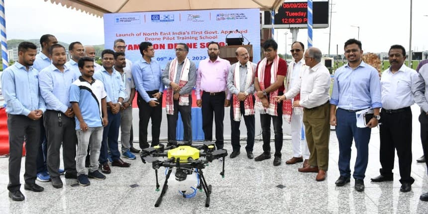 First drone school in Assam (Image: Twitter/@AFS_Assam)