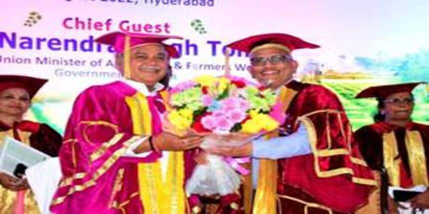 Union Agriculture Minister Narendra Singh Tomar at the convocation of MANAGE.