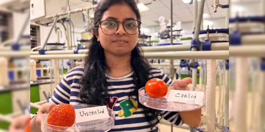 IIT Guwahati researchers display food preservation image after 15 days of coating. (Source: IIT Guwahati)