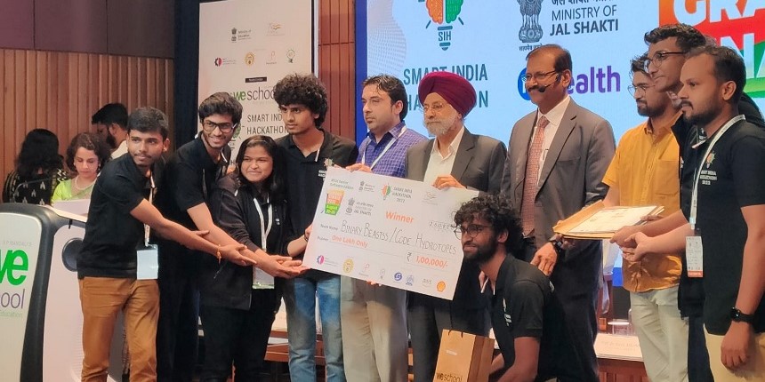 Smart India Hackathon 2022 winners (Source: Official press release)