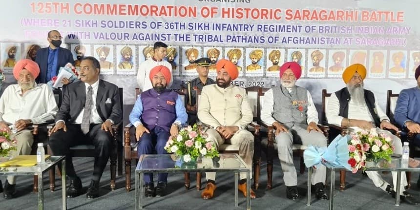 AAP MP Vikramjit Singh during commemoration of 125th anniversary of Saragarhi battle (Source: Official Twitter Account)