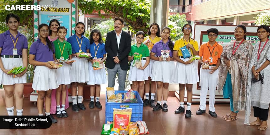 Delhi Public School (DPS), Sushant Lok, Organises Food Donation Drive
