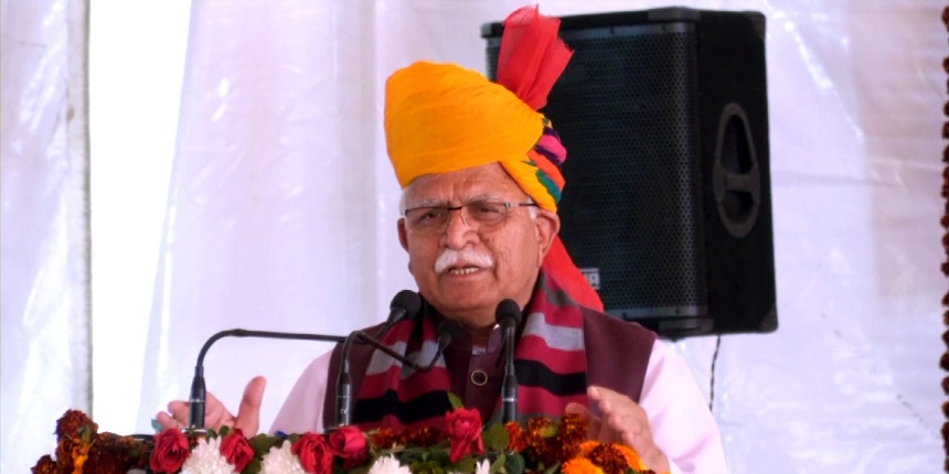 Haryana CM Manohar Lal Khattar