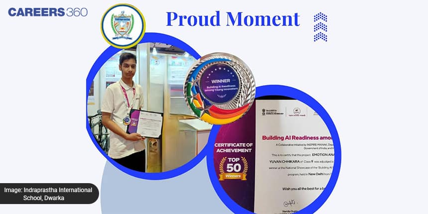 Indraprastha International School, Dwarka, Student Wins ‘Top 50 Innovative AI-Solutions Award’