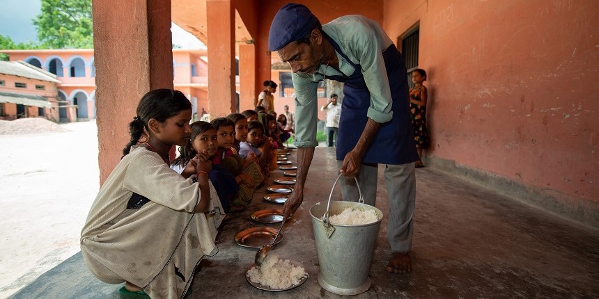 UP: Principal of government school suspended after students served rice-salt meal