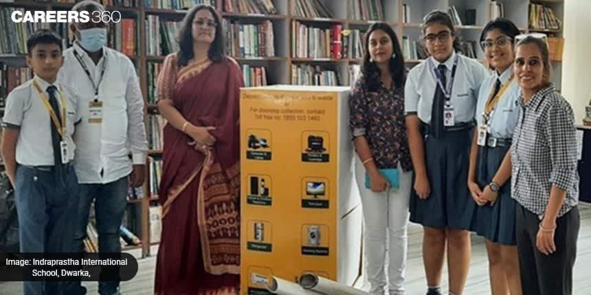 Indraprastha International School, Dwarka, Recycles E-Waste