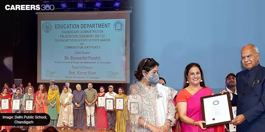 DPS Chandigarh Headmistress Receives State Commendation Certificate