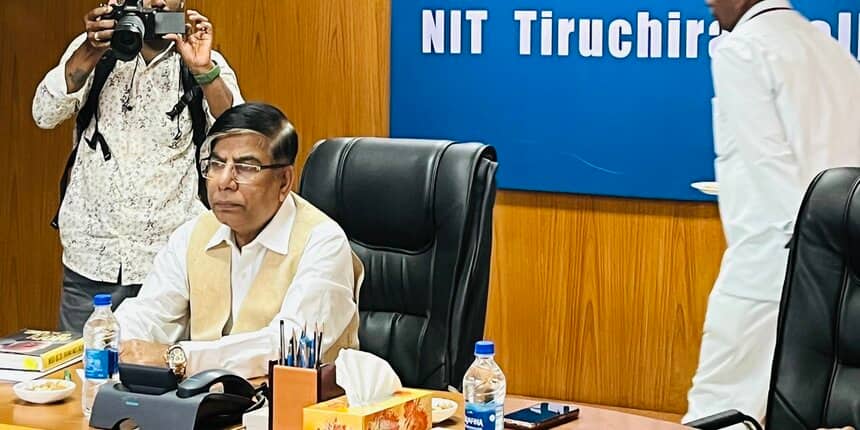 Union Minister of State for Education,  Subhas Sarkar. (Picture: Official Twitter)