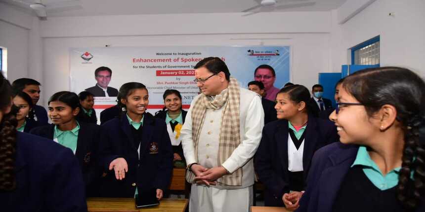 Uttarakhand CM Dhami launches smart classroom project set to reach over  11,000 schools