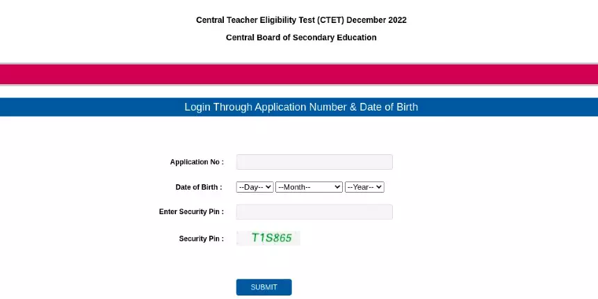 CTET admit card 2023 released. (Image: Official website)