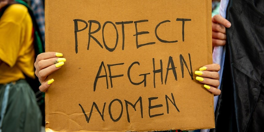 Afghan Americans protest against Taliban ban on women's education