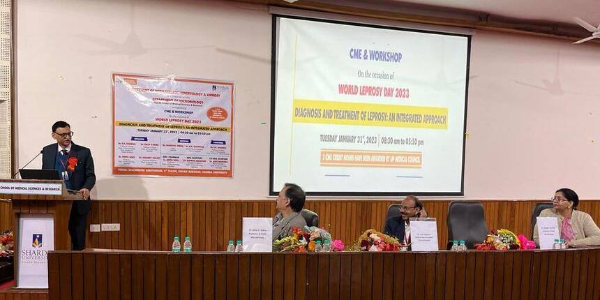 'Diagnosis and treatment of leprosy: an integrated approach' at Sharda University. (Picture: Press Release)