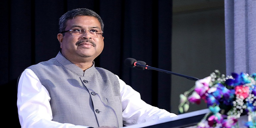 Education minister Dharmendra Pradhan said the Centre is giving priority to women in policy-making and leadership roles. (Image: Official X account)