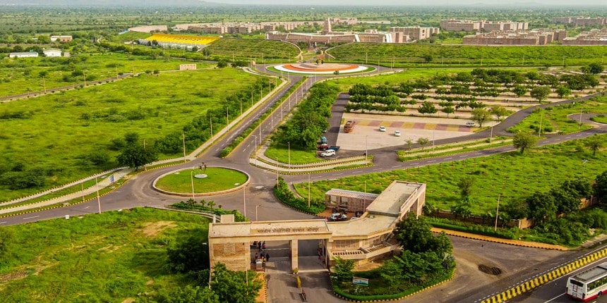 The new IIT Jodhpur campus is located on Jodhpur-Nagaur Highway. (Image: Press Release)