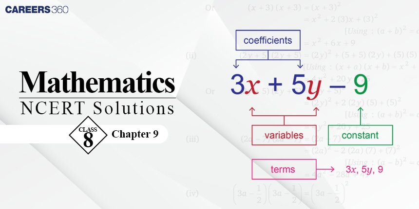 NCERT Solutions for Class 8 Maths Chapter 9 Algebraic Expressions and Identities