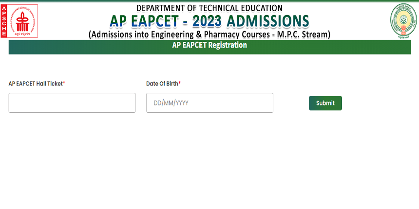 AP EAPCET registration link for MPC stream active now. (Image: APSCHE official website)