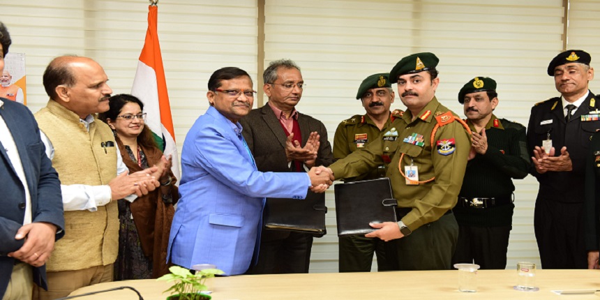 The programme is designed to cater to skill sets of armed service personnel including disabled soldiers, widows, and dependents. (Image: Official press release)