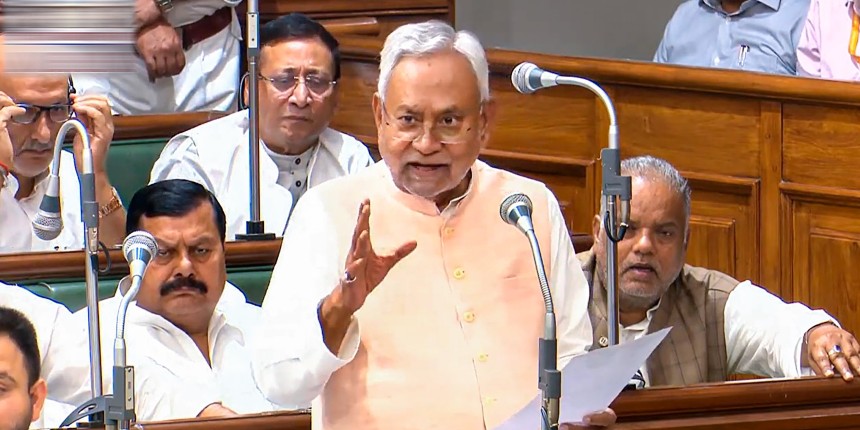 Bihar CM Nitish Kumar's statement on fertility rate ran into controversy on Tuesday (Image Credit: PTI)