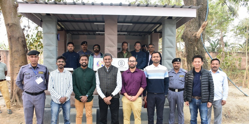 IIT Guwahati researchers construct 3D printed security post using industrial waste