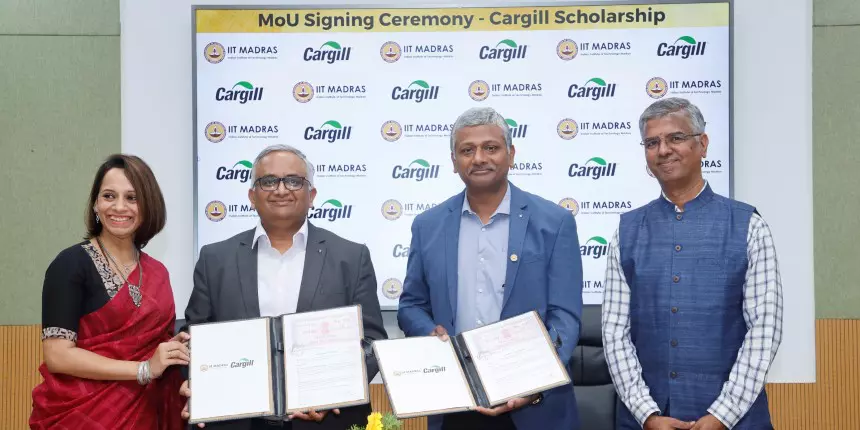 IIT Madras signs agreement on scholarship with Cargill. (Image: Official)