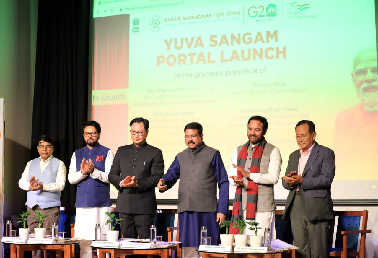 Launch of Yuva Sangam portal