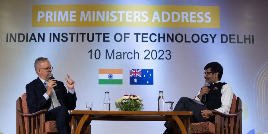 Australian prime minster visits IIT Delhi to interact with students, faculty