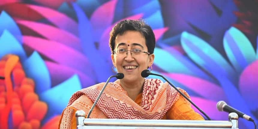 Delhi education minister Atishi (Source: Official Twitter Account)