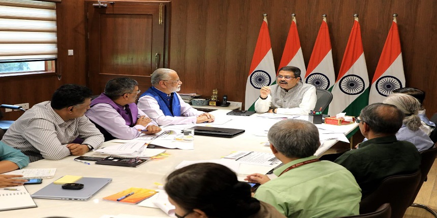 Education minister reviews accreditations, ranking systems (Source: Twitter @EduMinOfIndia)