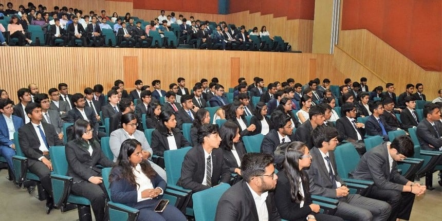 IIM Indore students during placements (Source: Official Twitter Account)